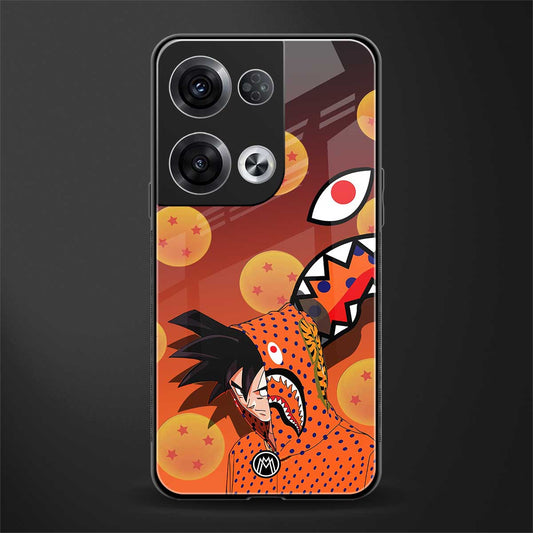 goku back phone cover | glass case for oppo reno 8
