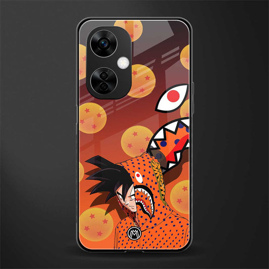 goku back phone cover | glass case for oneplus nord ce 3 lite