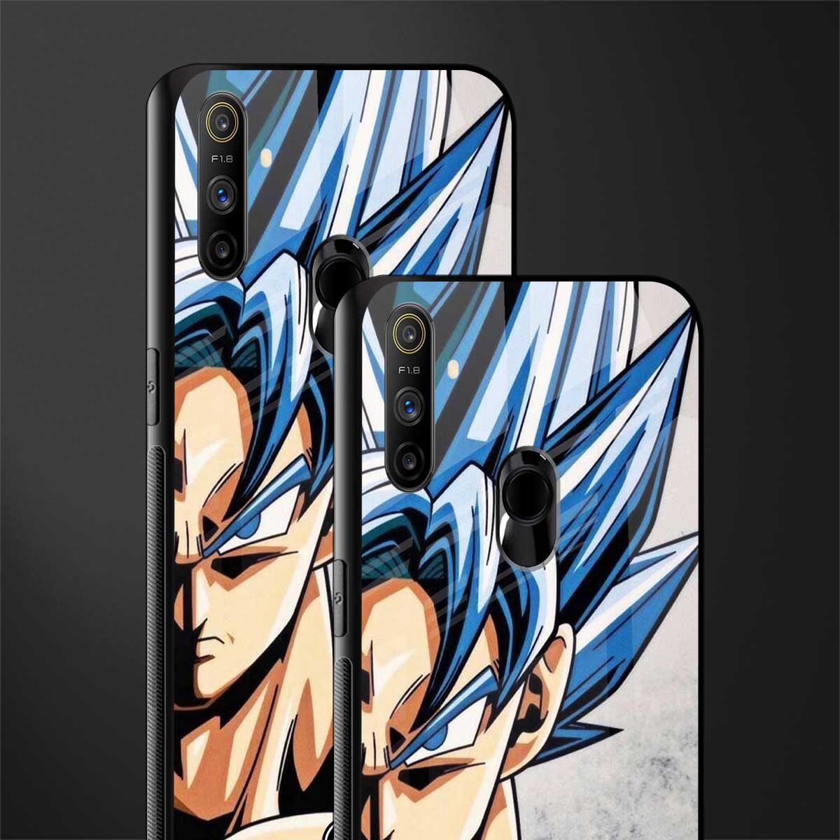 goku dragon ball z anime glass case for realme narzo 10a image-2
