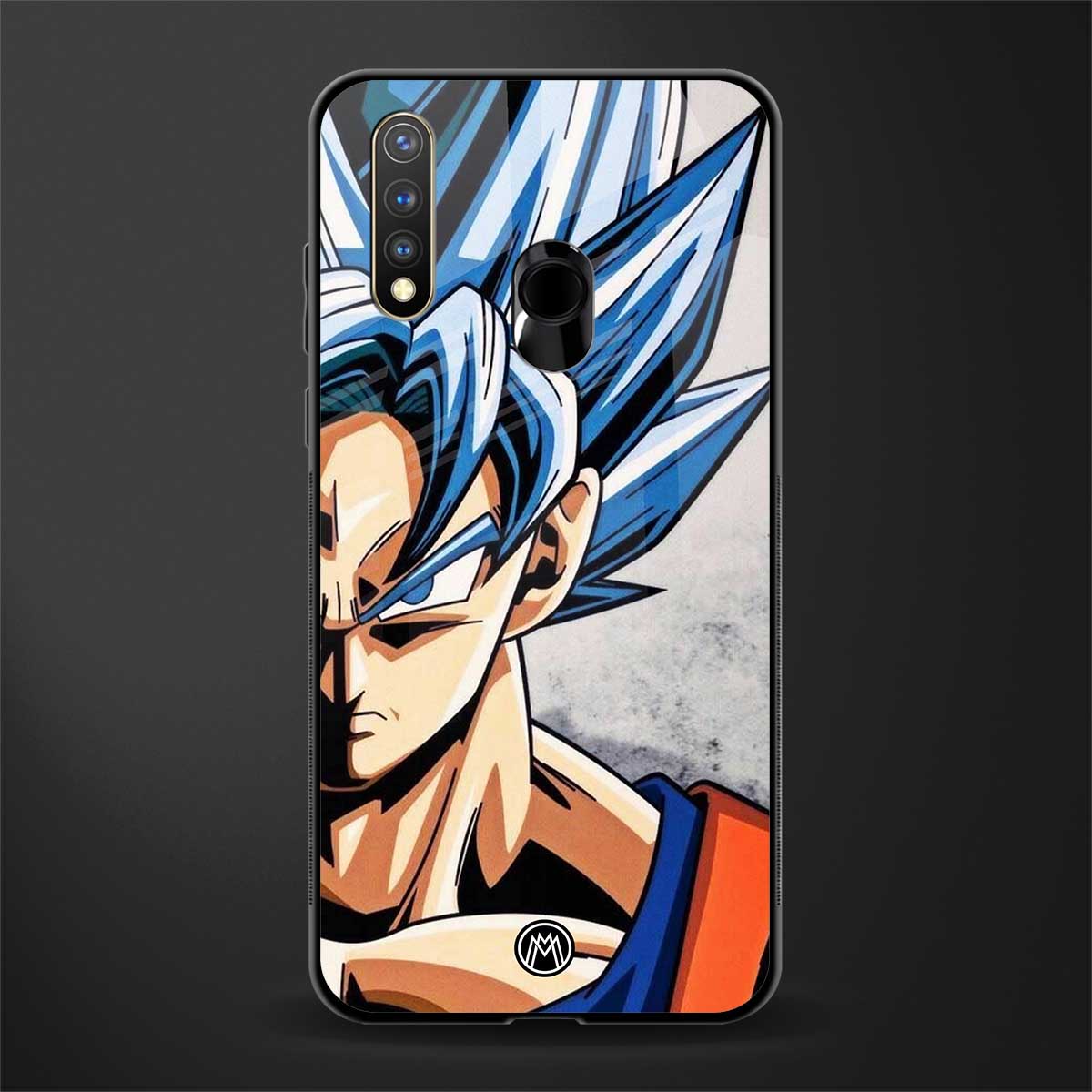goku dragon ball z anime glass case for vivo u20 image