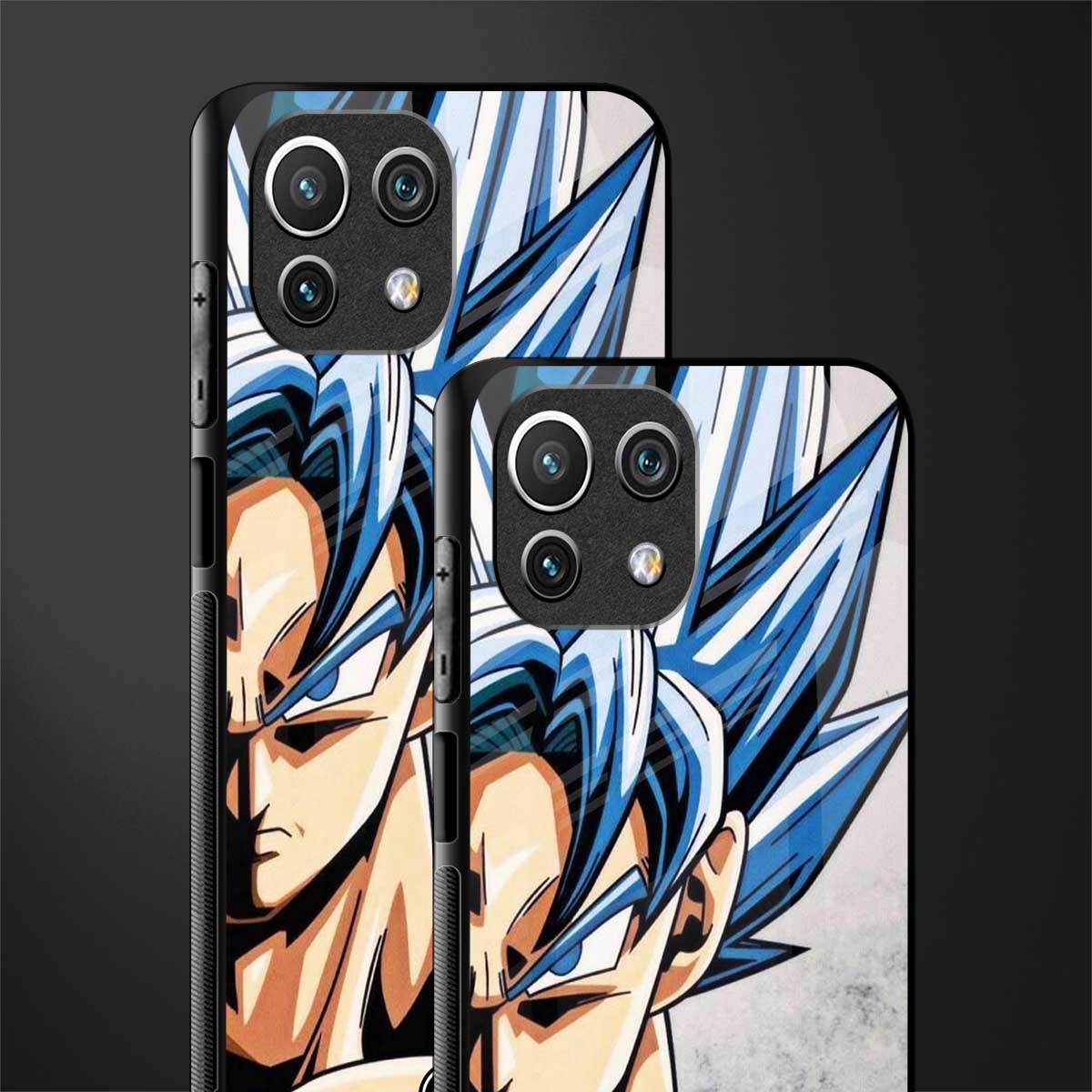 goku dragon ball z anime glass case for mi 11 lite image-2