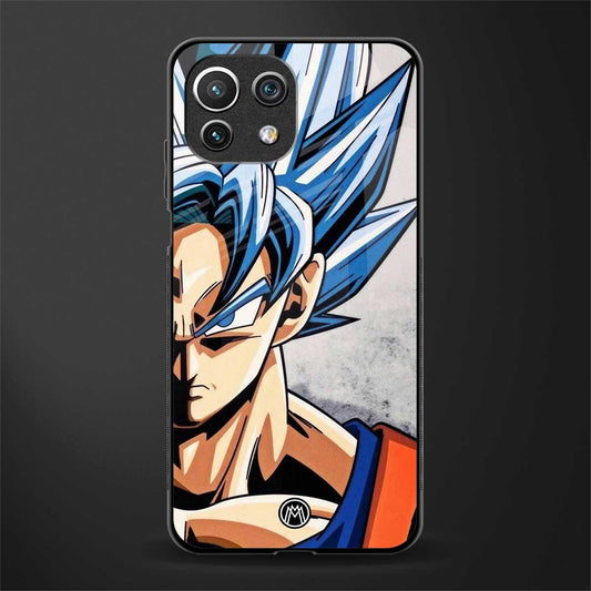 goku dragon ball z anime glass case for mi 11 lite image