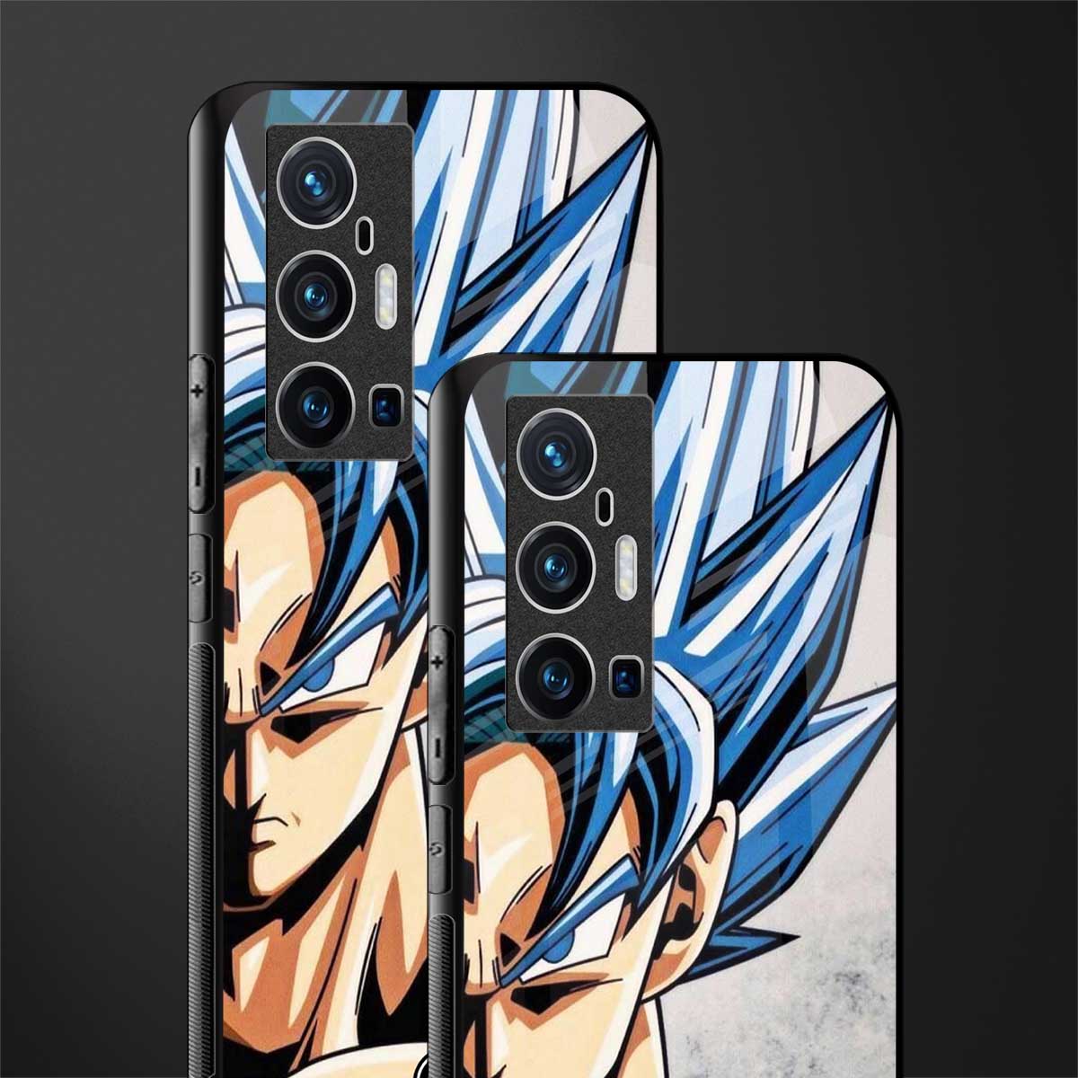 goku dragon ball z anime glass case for vivo x70 pro plus image-2