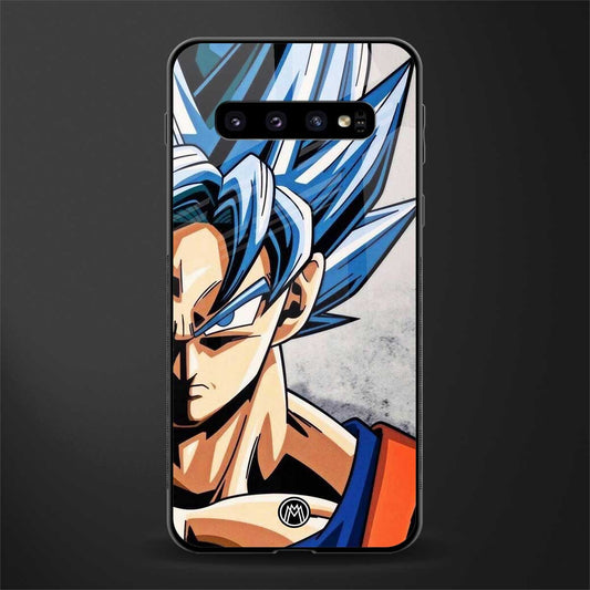 goku dragon ball z anime glass case for samsung galaxy s10 plus image