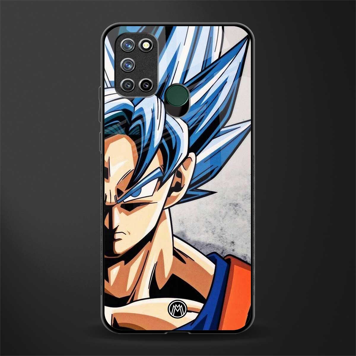 goku dragon ball z anime glass case for realme 7i image