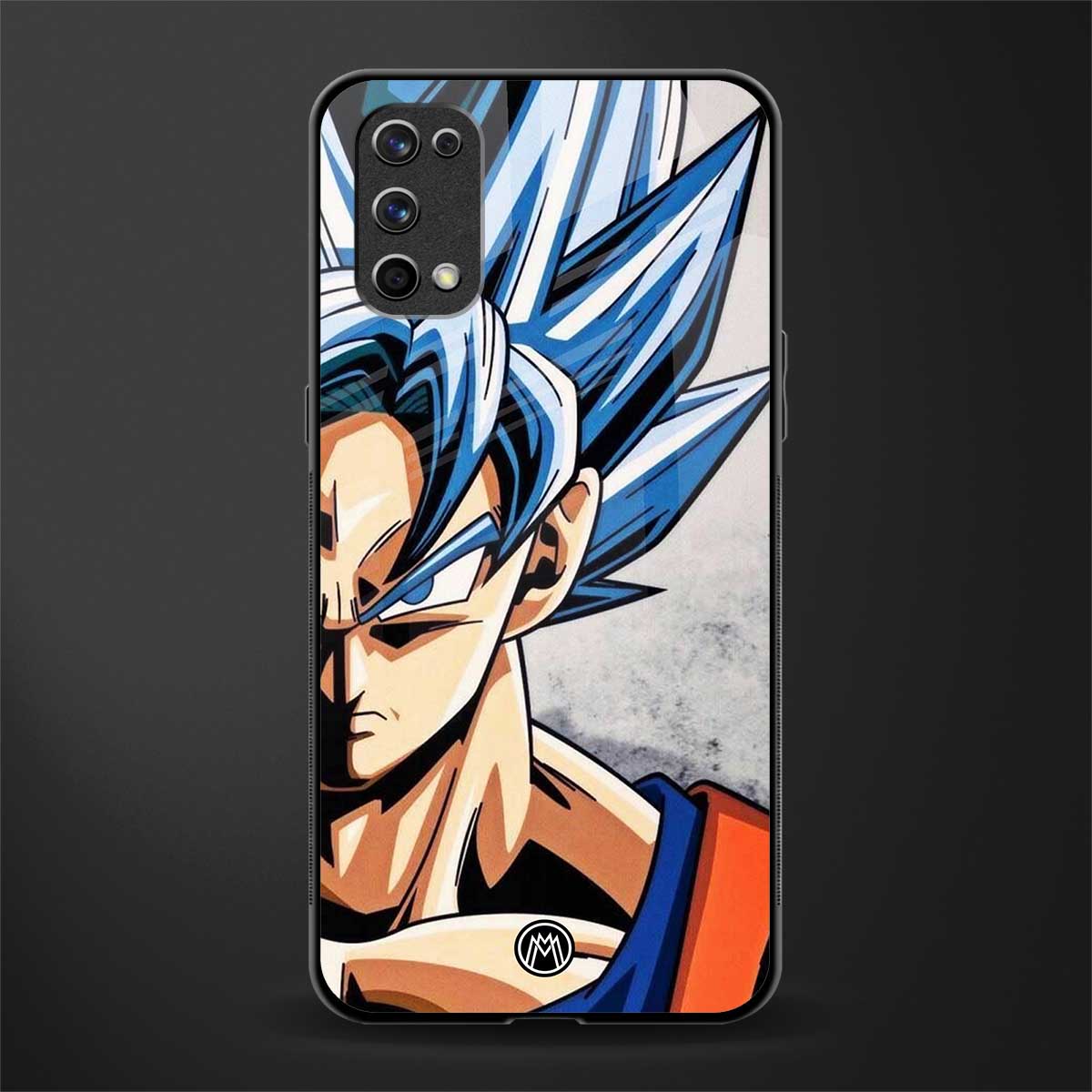 goku dragon ball z anime glass case for realme 7 pro image