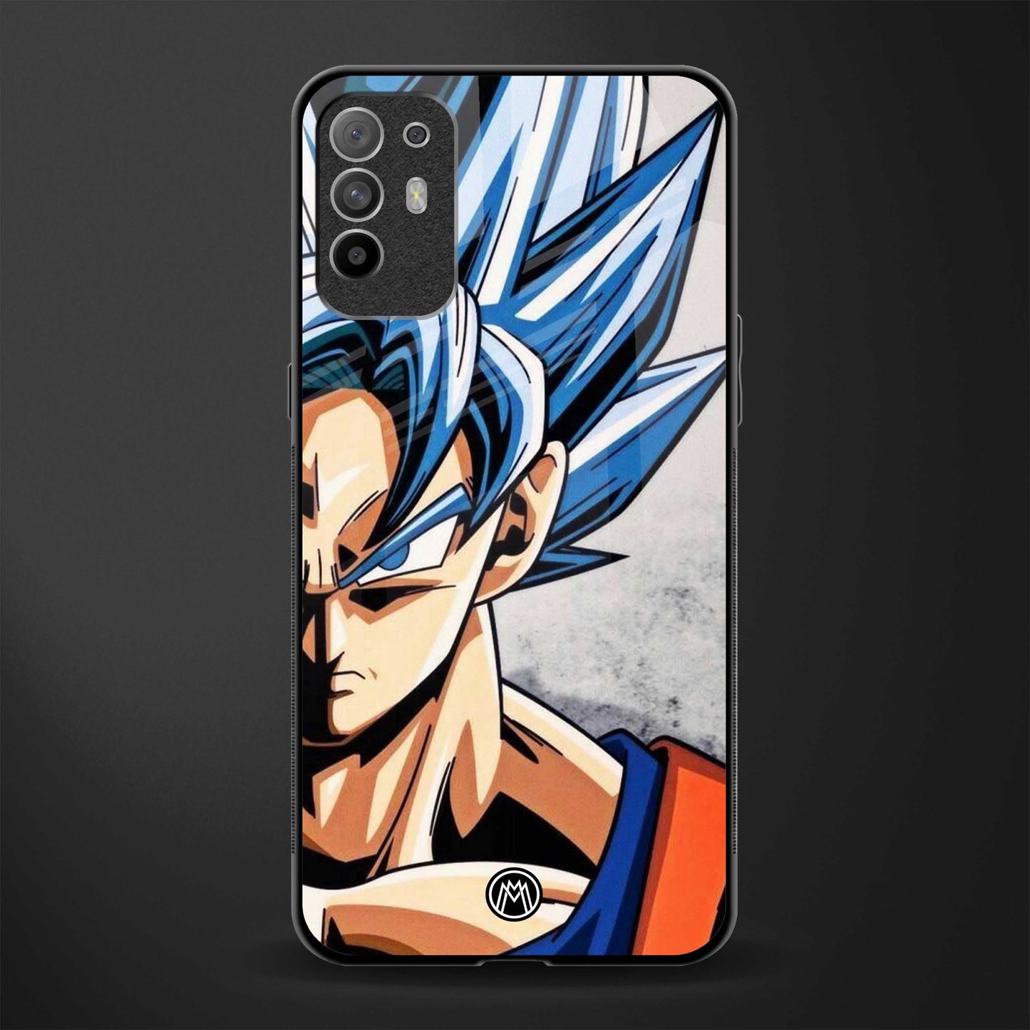 goku dragon ball z anime glass case for oppo f19 pro plus image