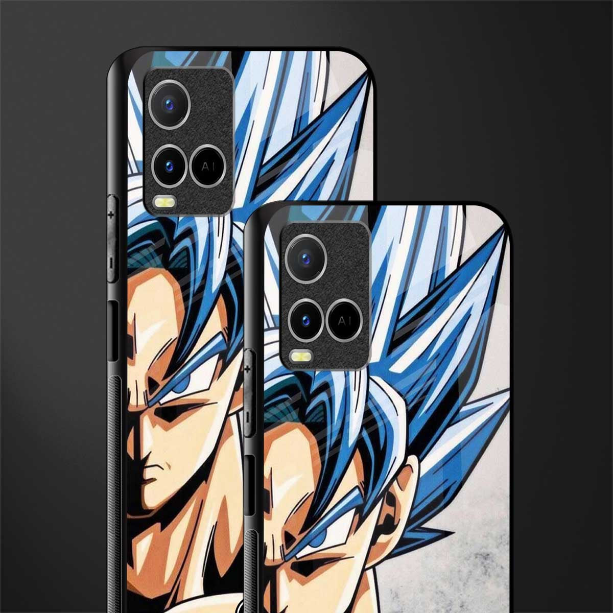 goku dragon ball z anime glass case for vivo y33s vivo y33t image-2