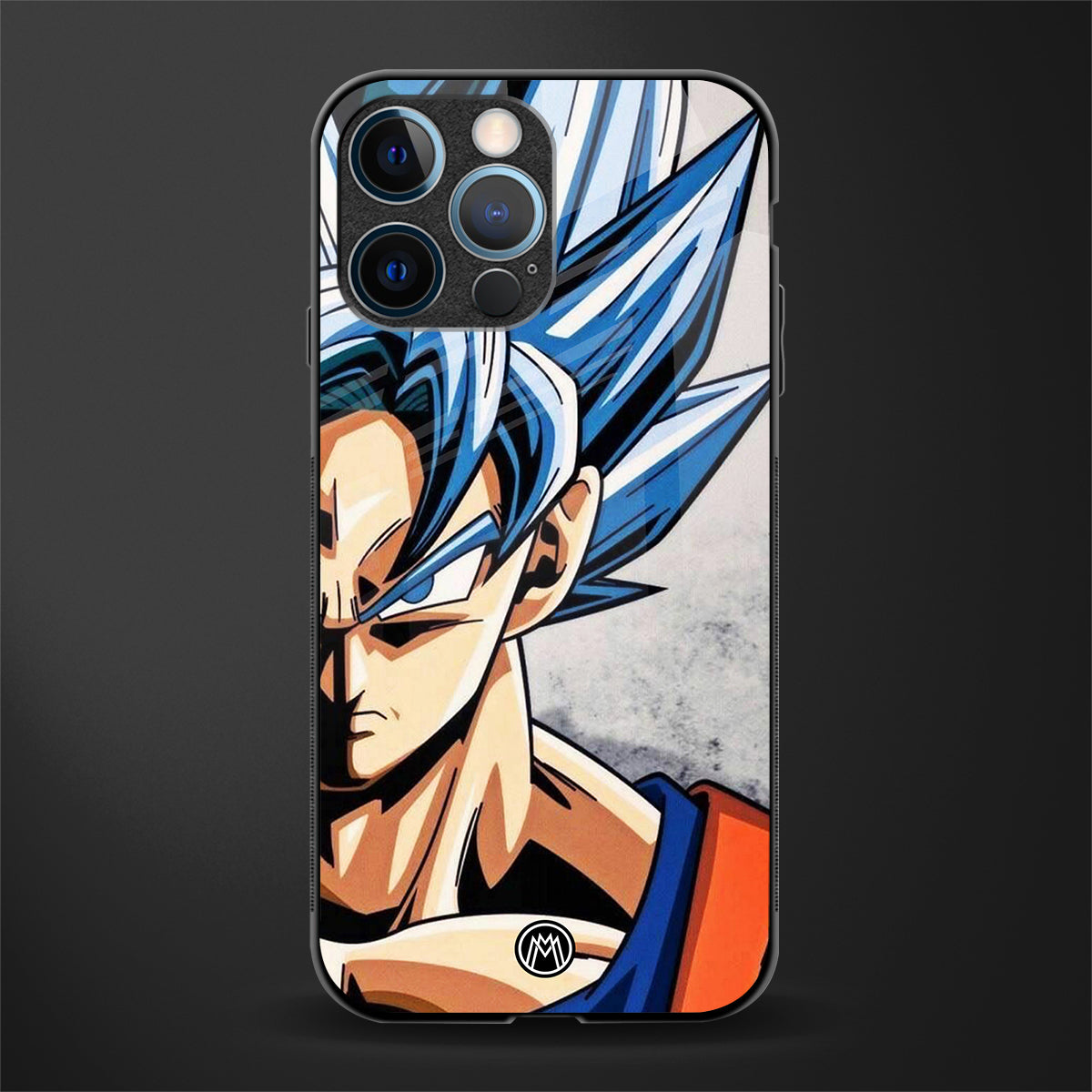 goku dragon ball z anime glass case for iphone 12 pro image