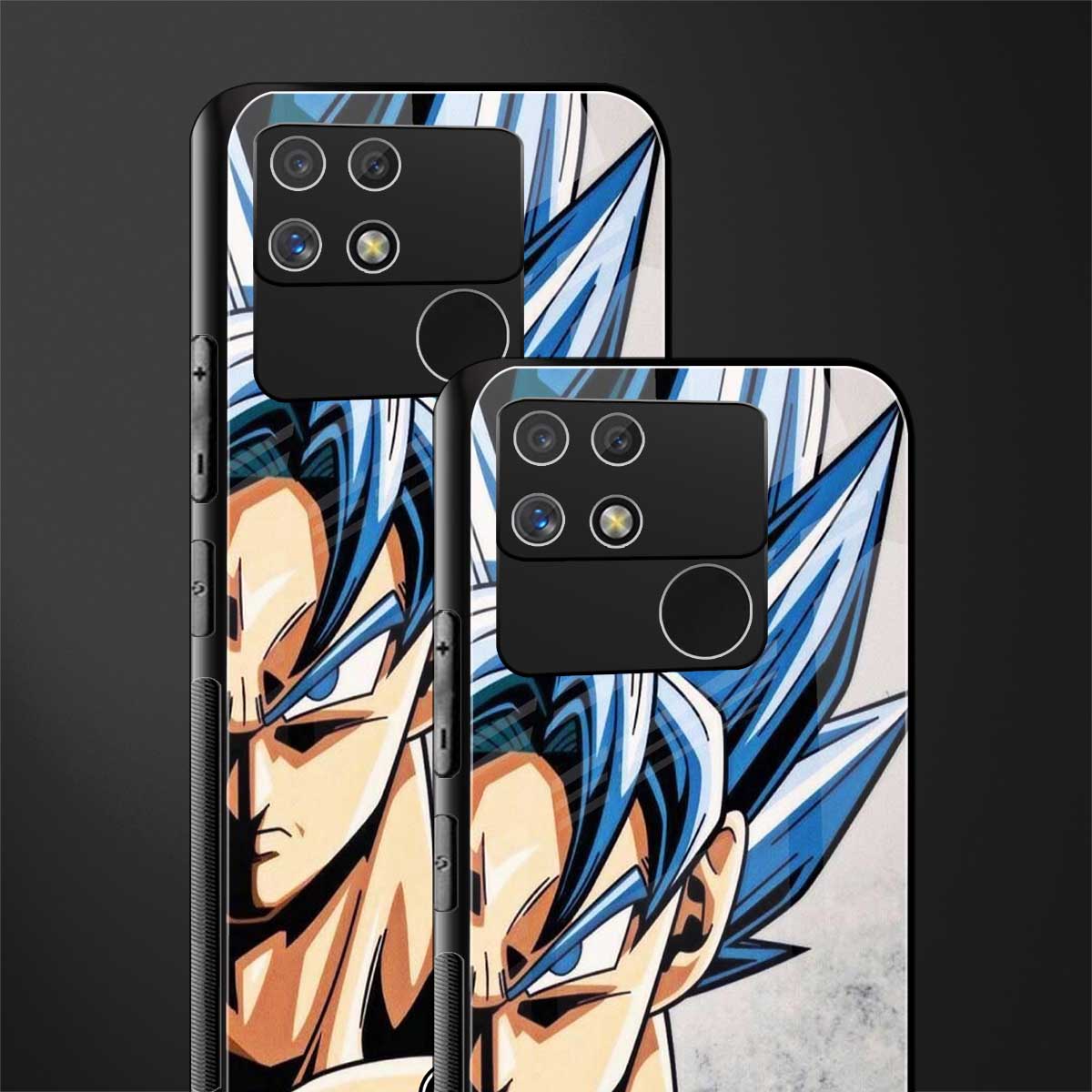 goku dragon ball z anime back phone cover | glass case for realme narzo 50a
