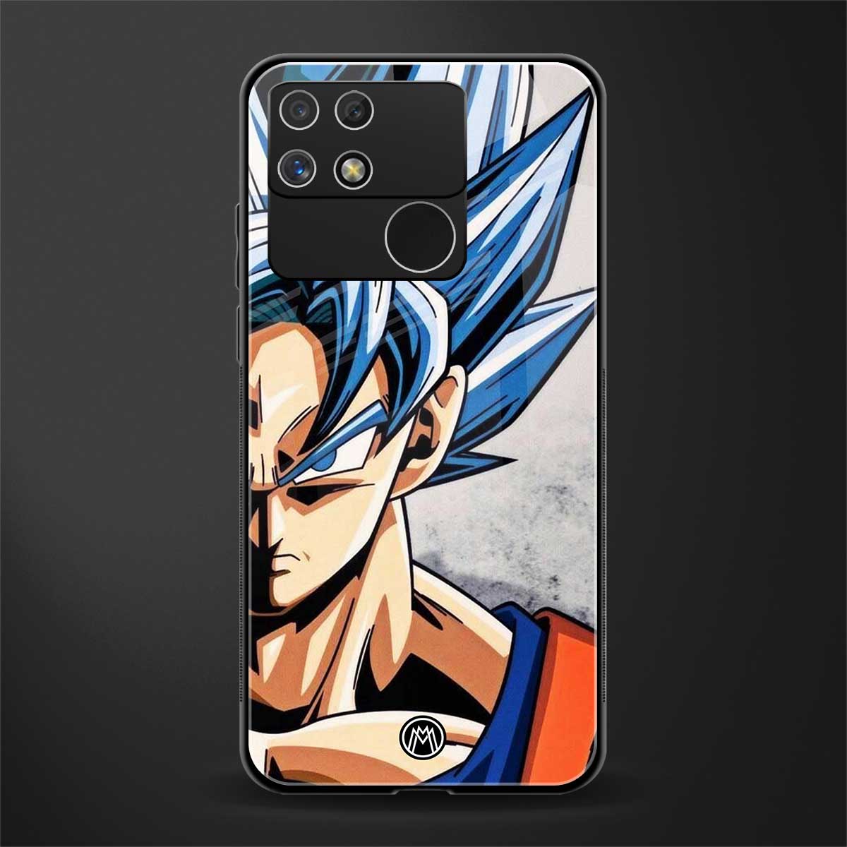 goku dragon ball z anime back phone cover | glass case for realme narzo 50a