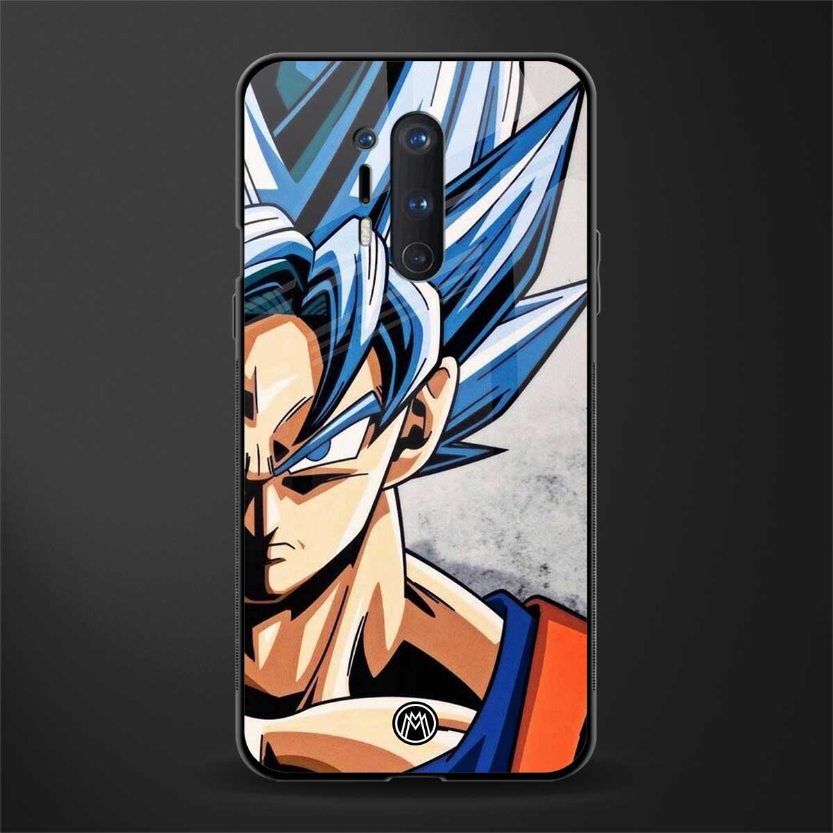 goku dragon ball z anime glass case for oneplus 8 pro image