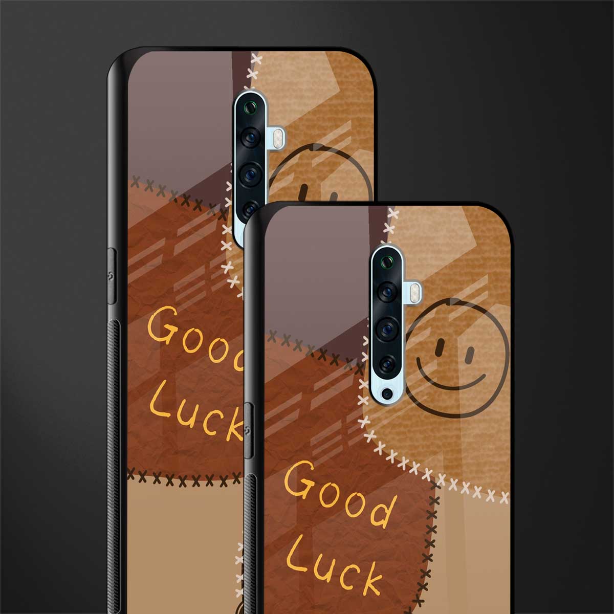 good luck glass case for oppo reno 2z image-2