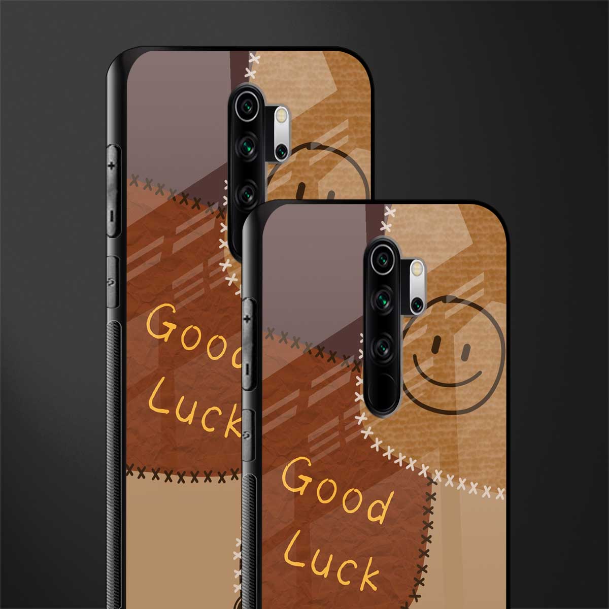 good luck glass case for redmi note 8 pro image-2