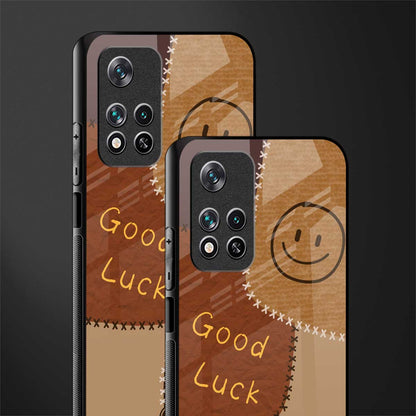 good luck glass case for xiaomi 11i 5g image-2
