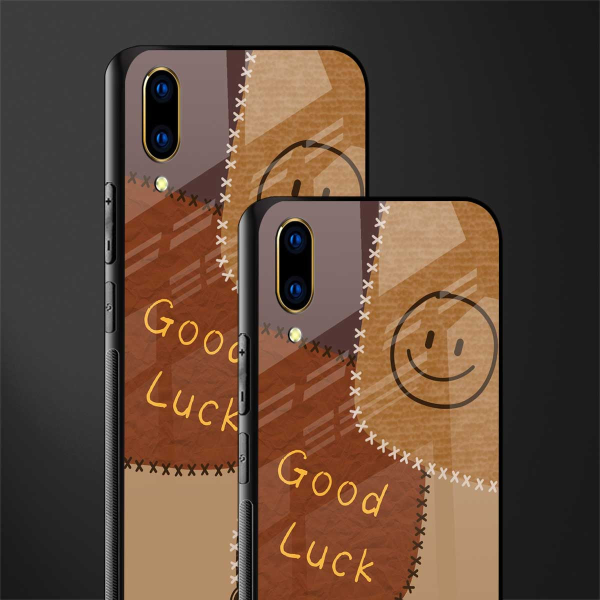 good luck glass case for vivo v11 pro image-2