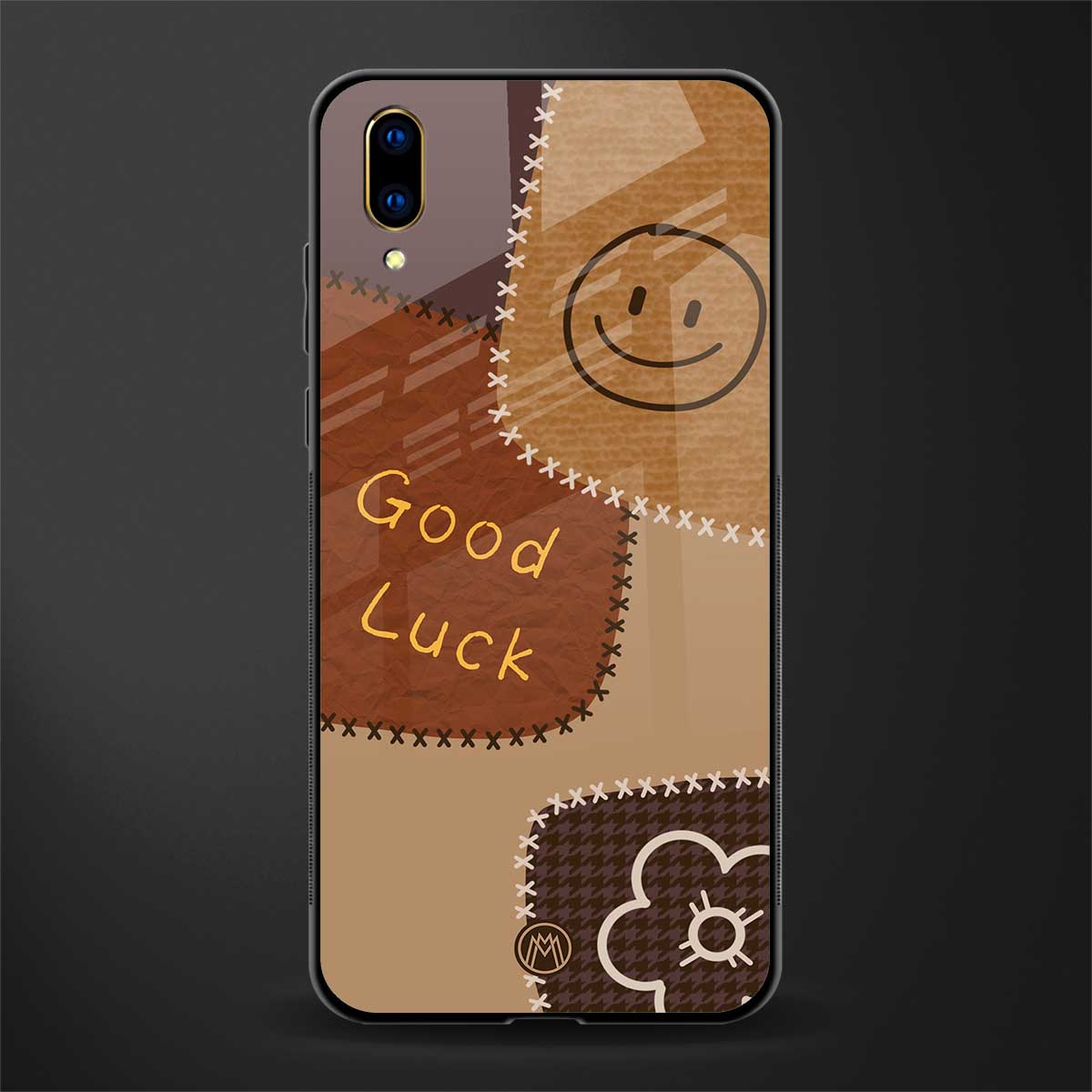 good luck glass case for vivo v11 pro image