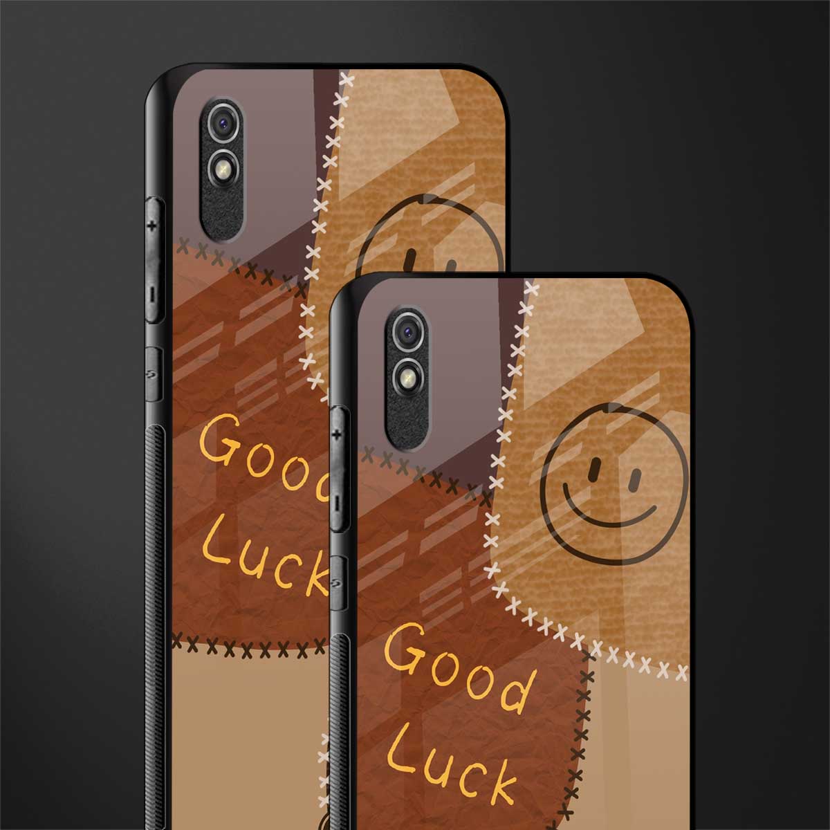 good luck glass case for redmi 9a image-2