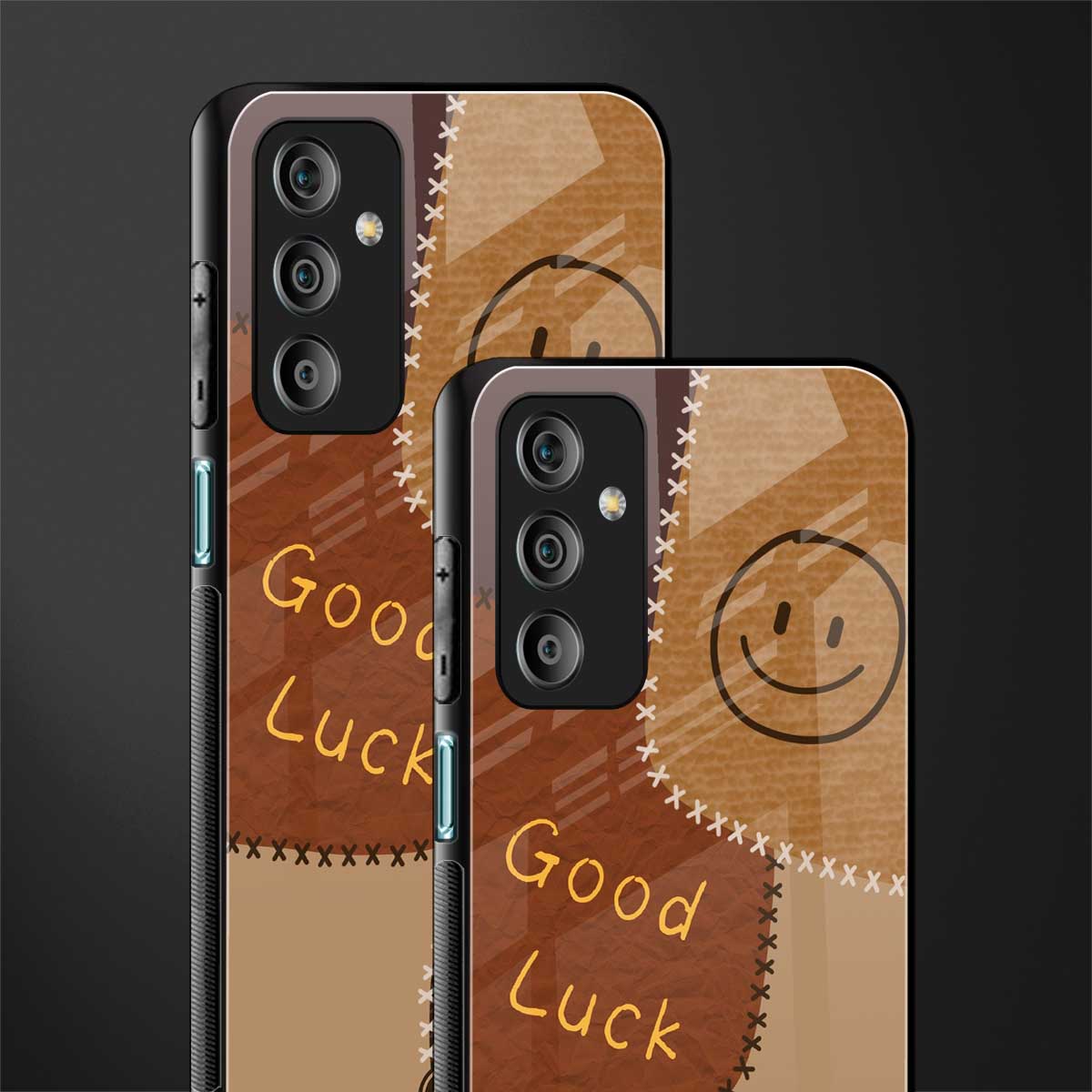 good luck back phone cover | glass case for samsung galaxy f23 5g