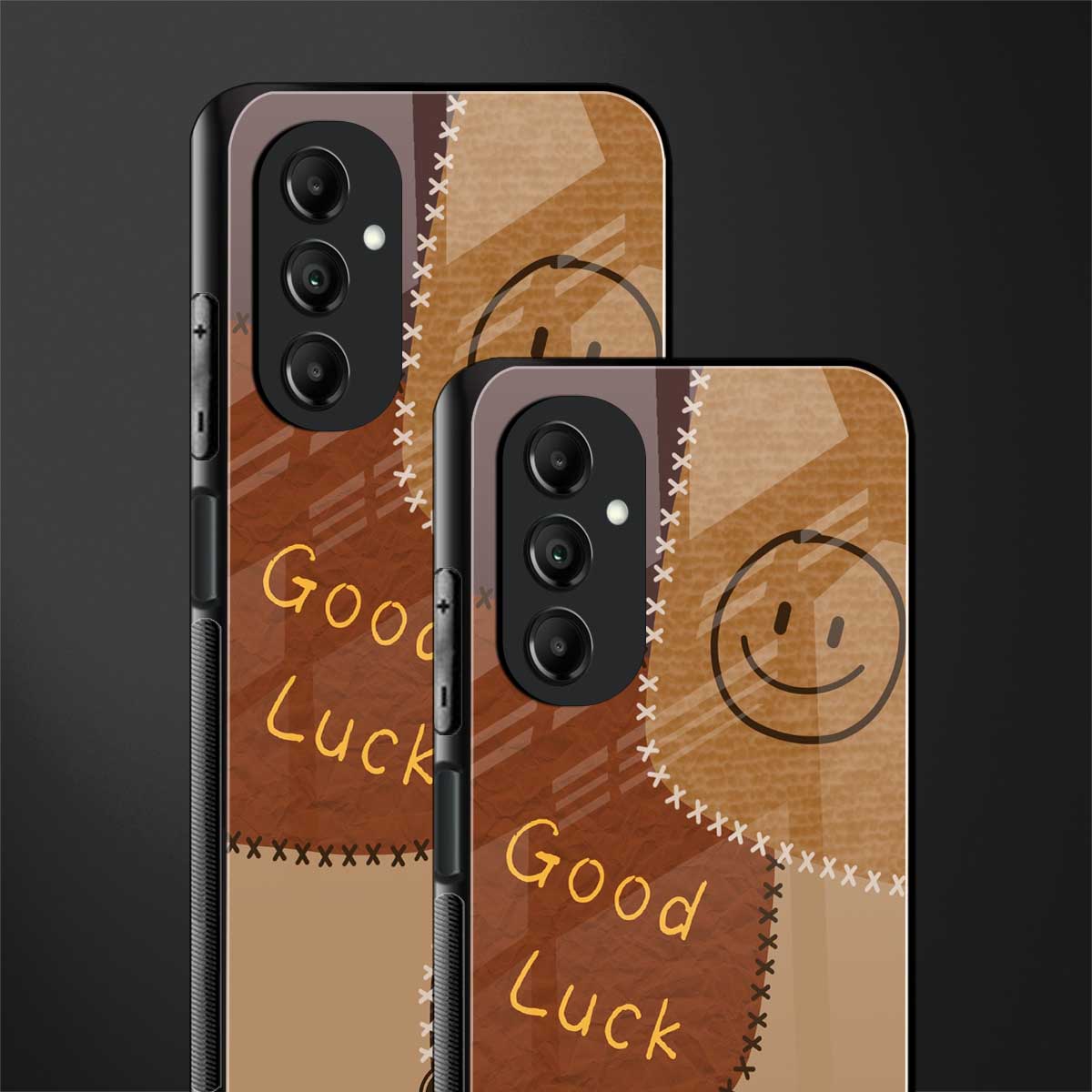 good luck back phone cover | glass case for samsung galaxy a14 5g