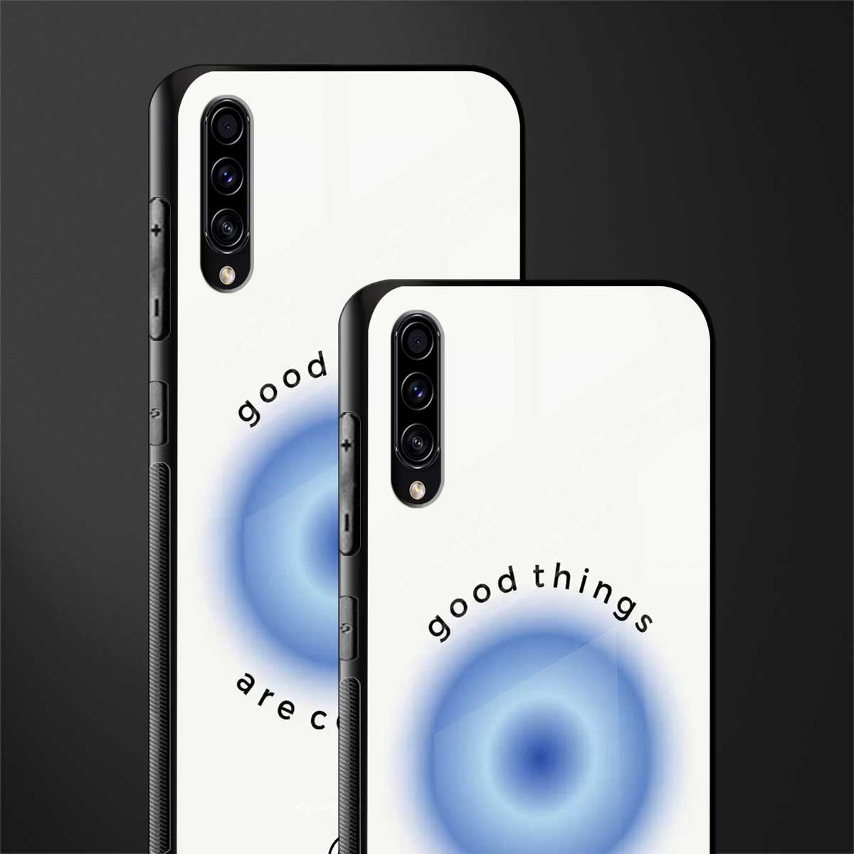 good things are coming glass case for samsung galaxy a70 image-2