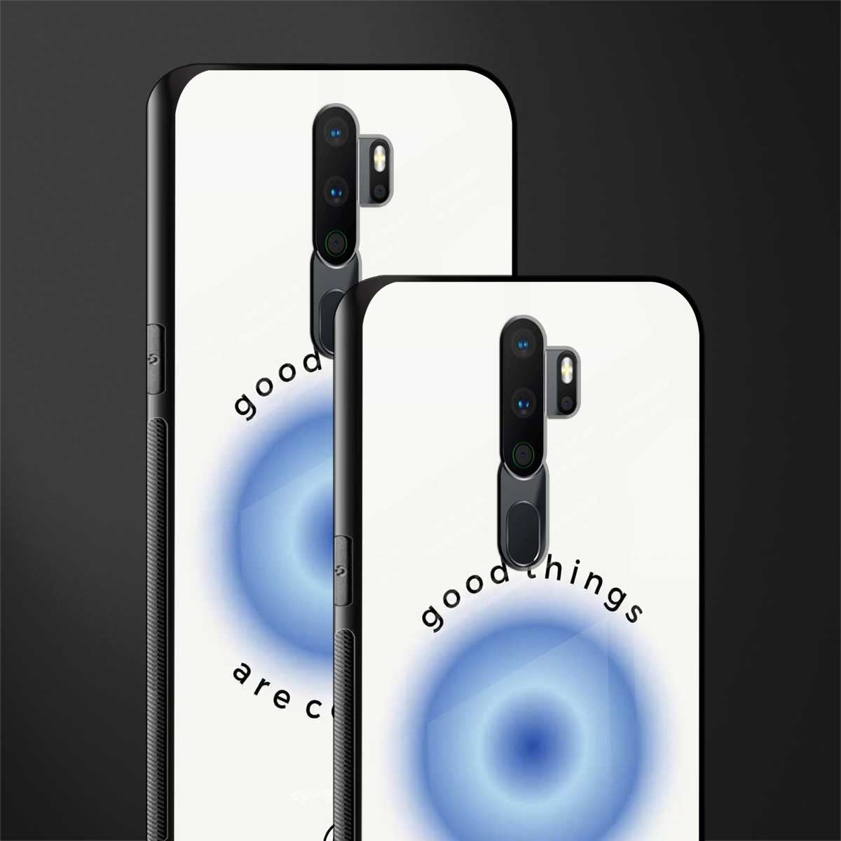 good things are coming glass case for oppo a5 2020 image-2