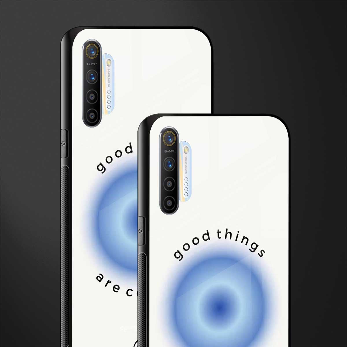 good things are coming glass case for realme x2 image-2