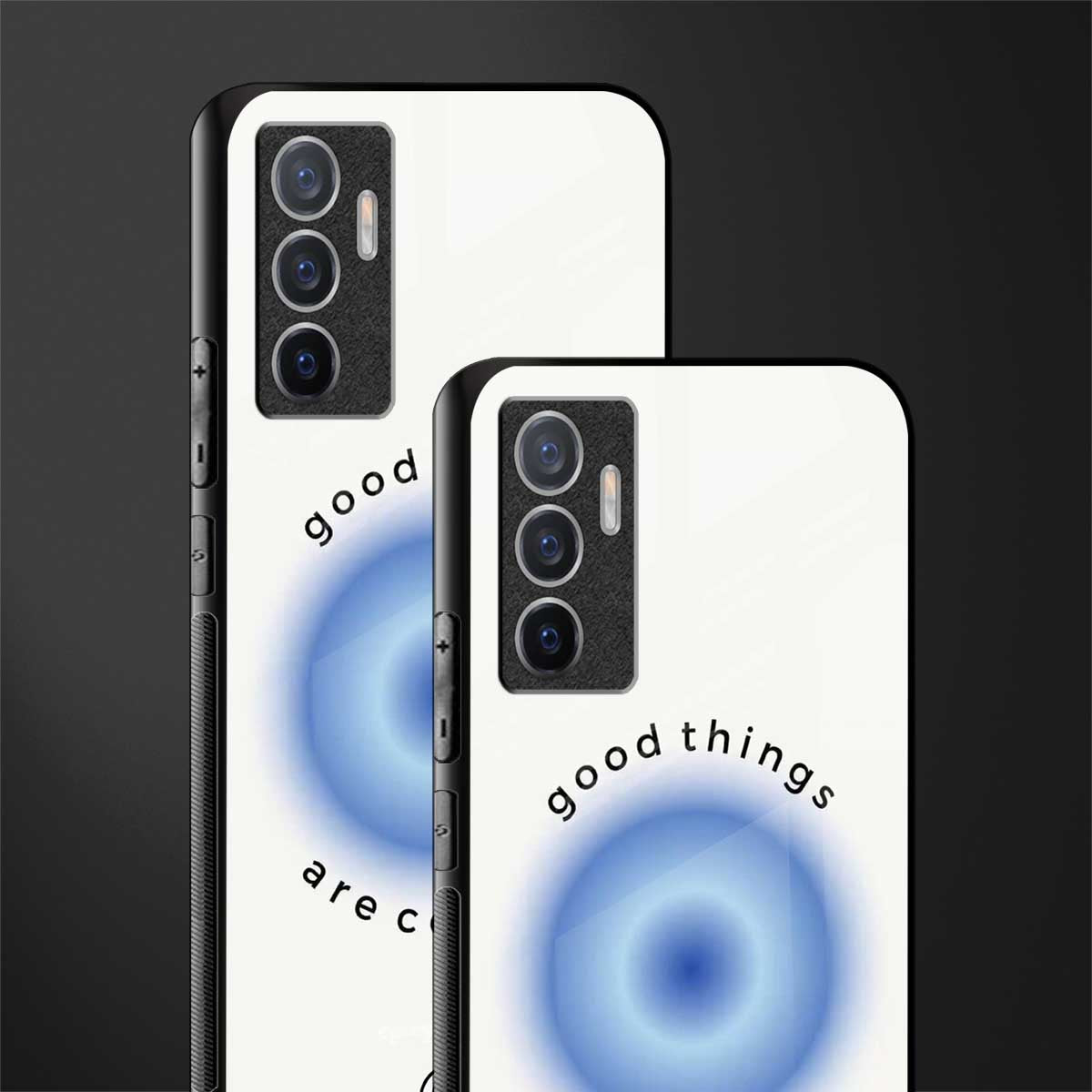 good things are coming glass case for vivo v23e image-2