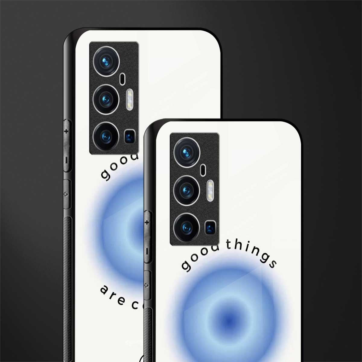 good things are coming glass case for vivo x70 pro plus image-2