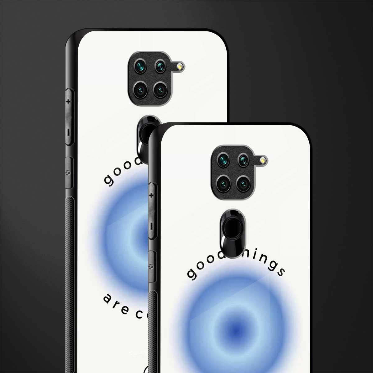 good things are coming glass case for redmi note 9 image-2