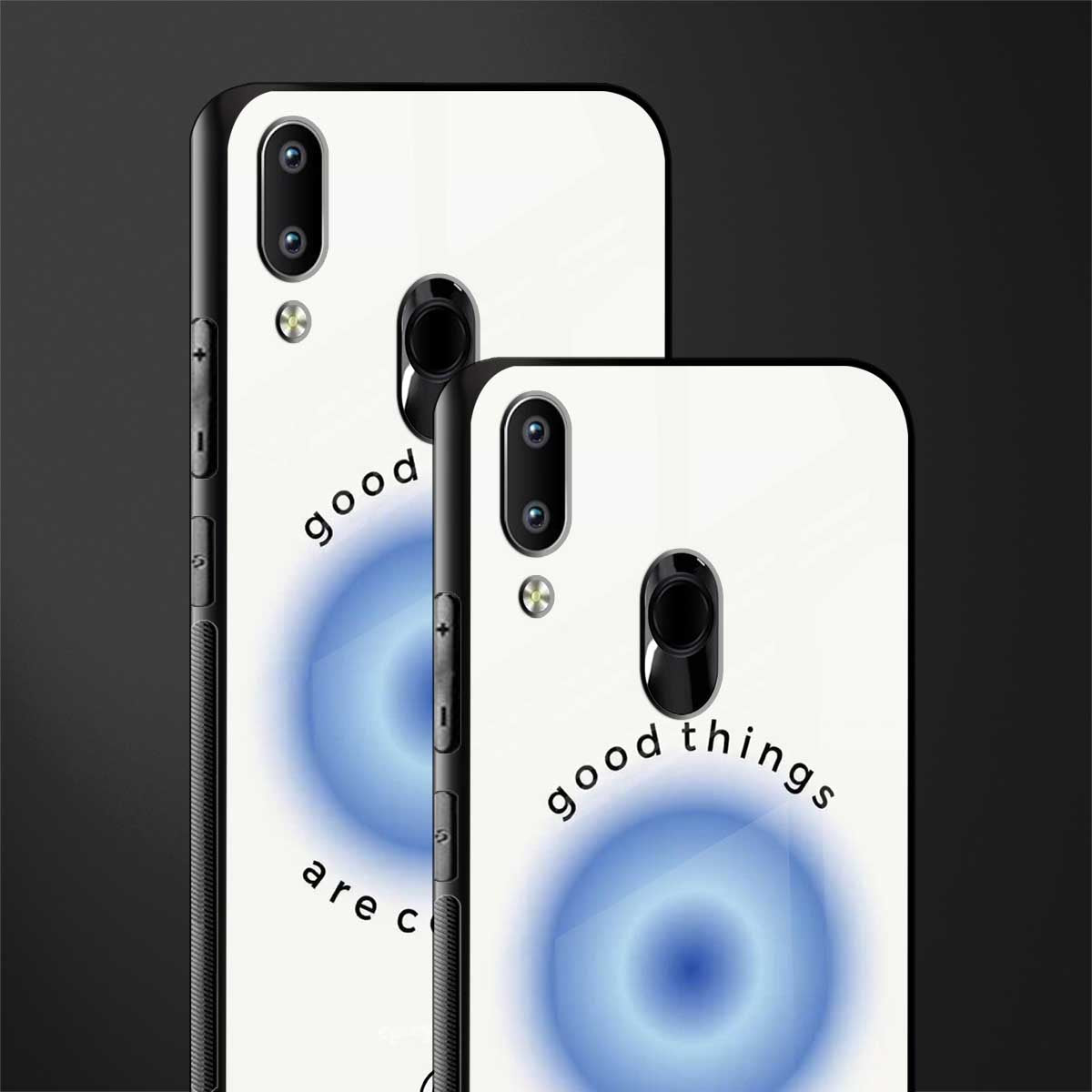 good things are coming glass case for vivo y91 image-2