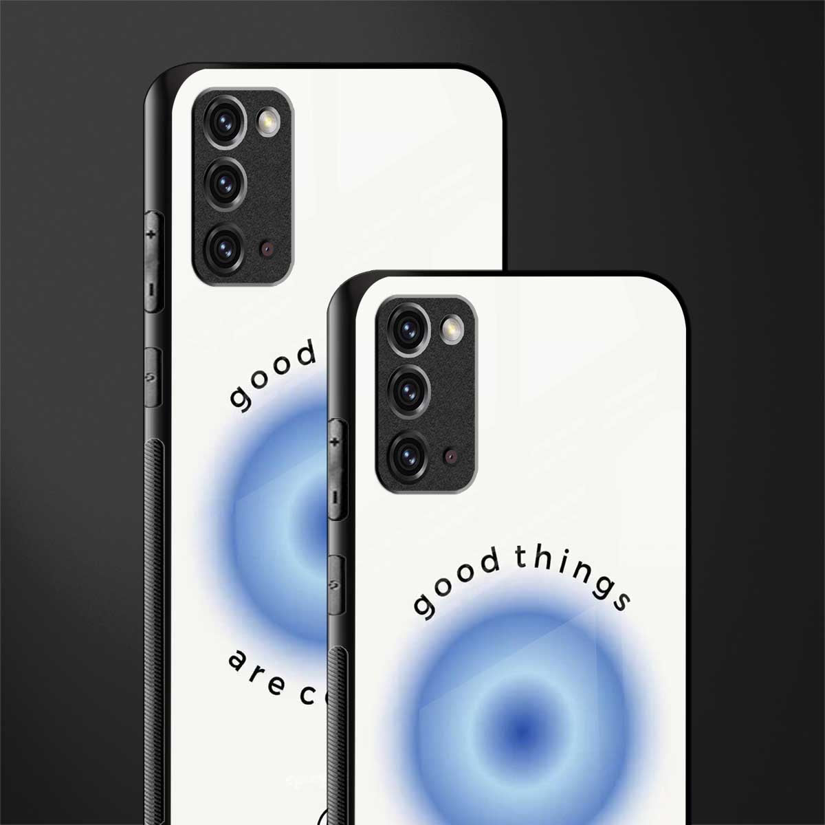 good things are coming glass case for samsung galaxy note 20 image-2