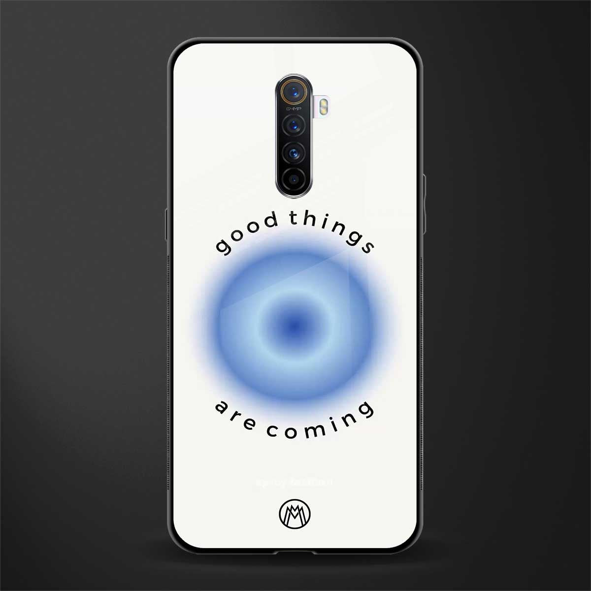good things are coming glass case for realme x2 pro image