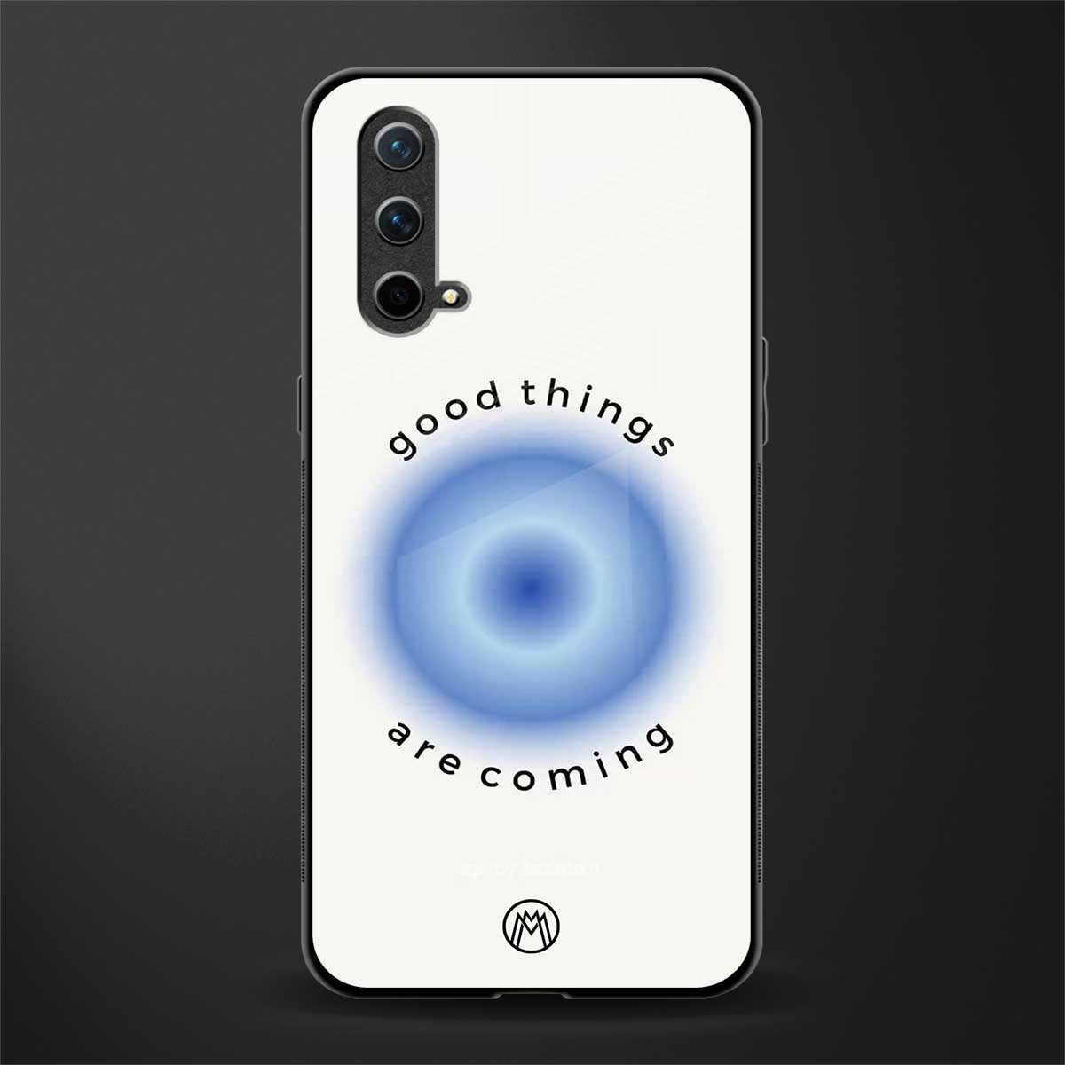 good things are coming glass case for oneplus nord ce 5g image