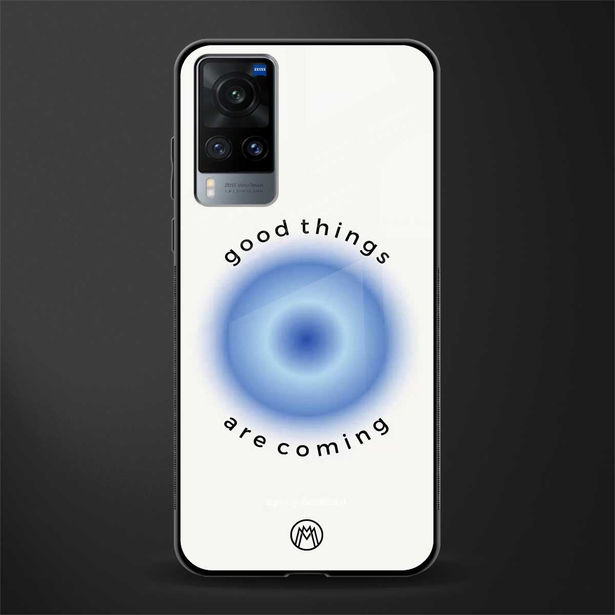 good things are coming glass case for vivo x60 image