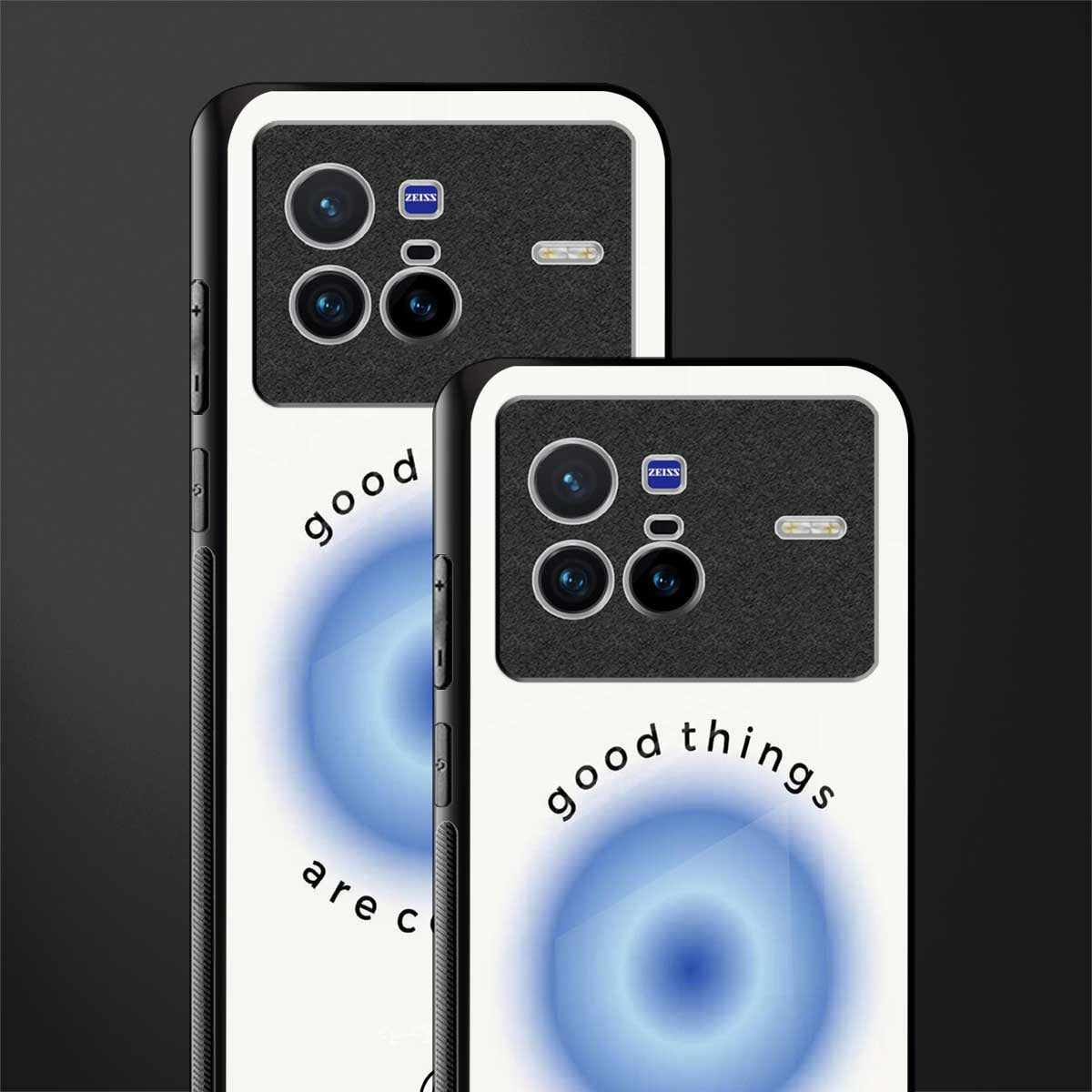 good things are coming glass case for vivo x80 image-2