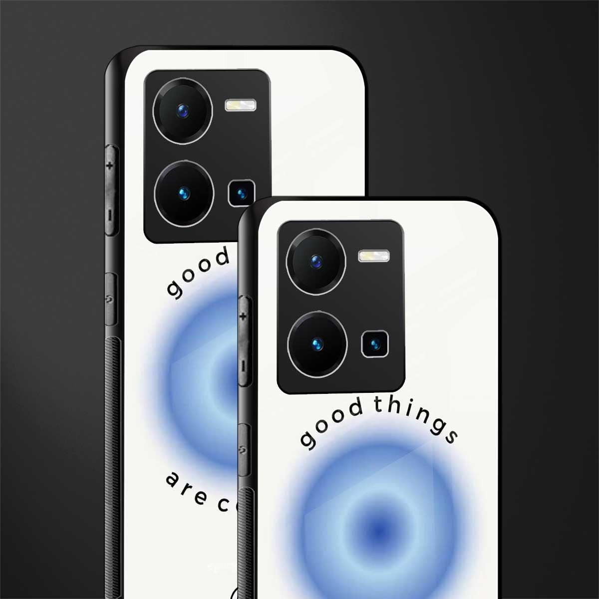 good things are coming back phone cover | glass case for vivo y35 4g