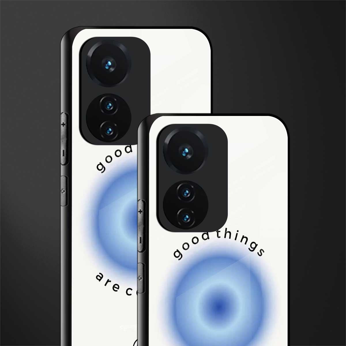good things are coming back phone cover | glass case for vivo t1 44w 4g