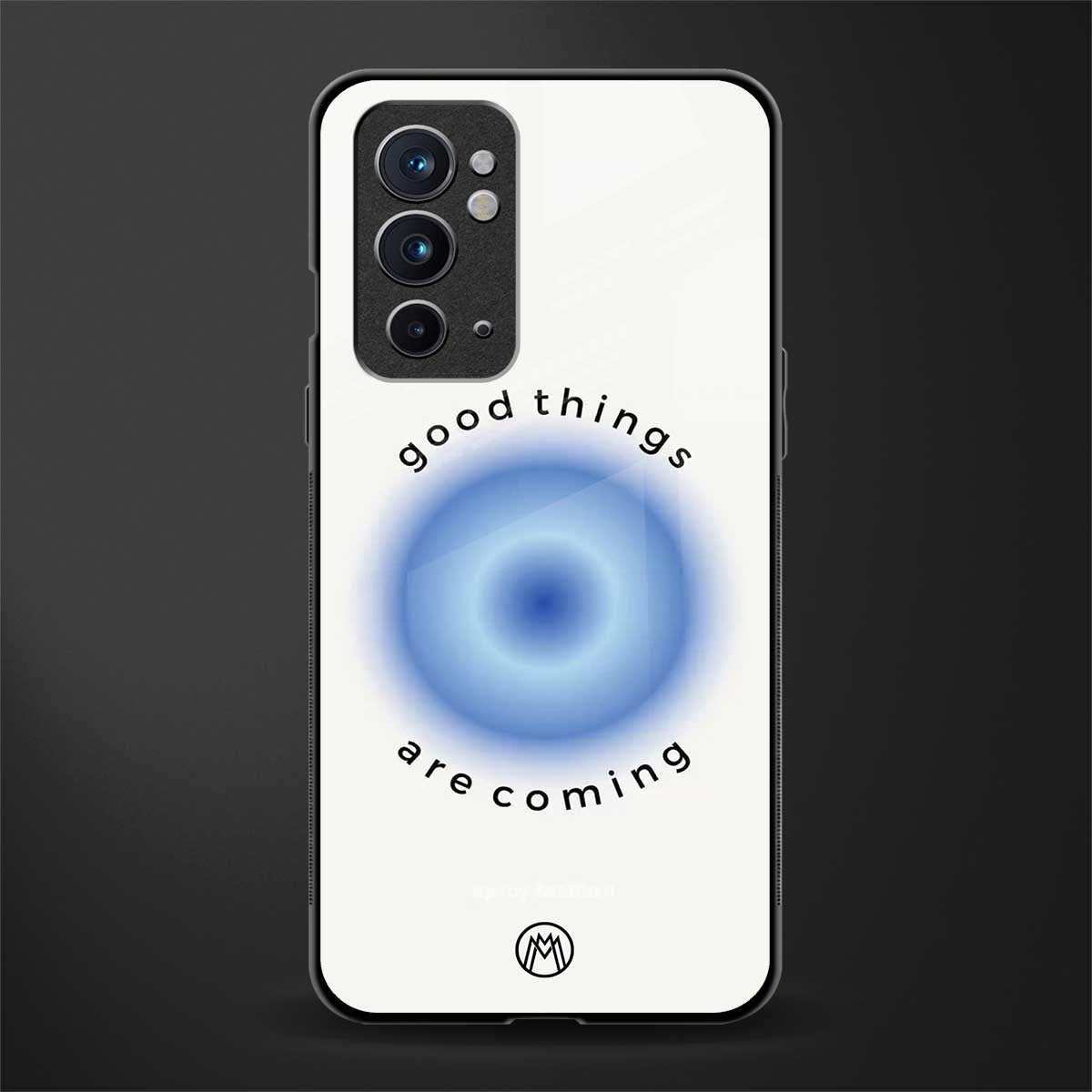 good things are coming glass case for oneplus 9rt image