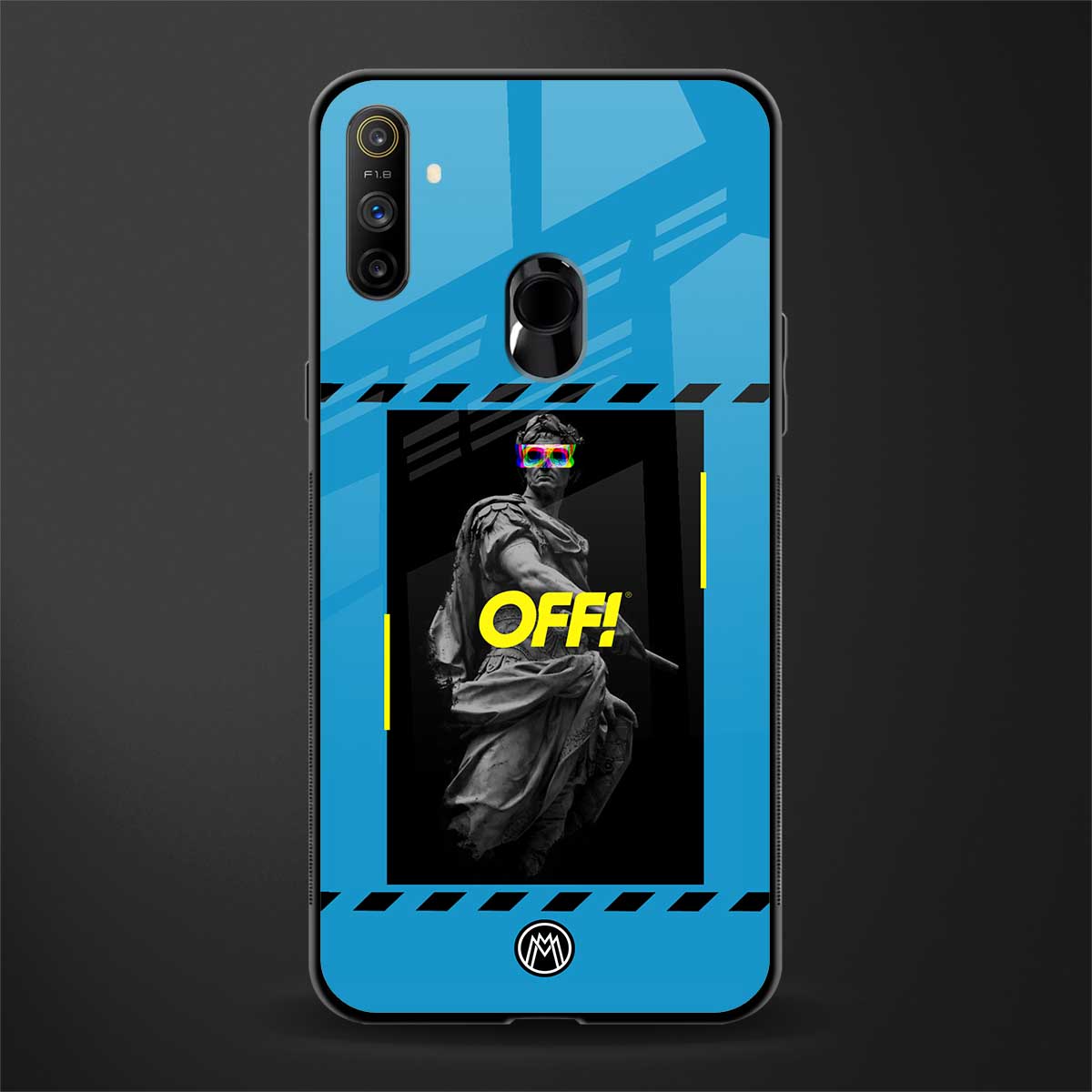 groovy caesar glass case for realme narzo 20a image