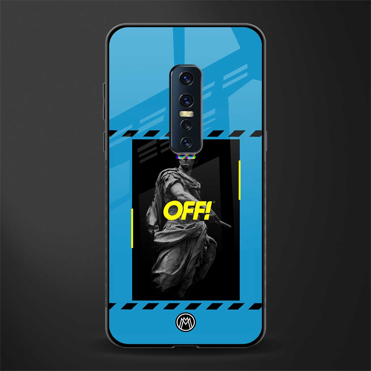 groovy caesar glass case for vivo v17 pro image