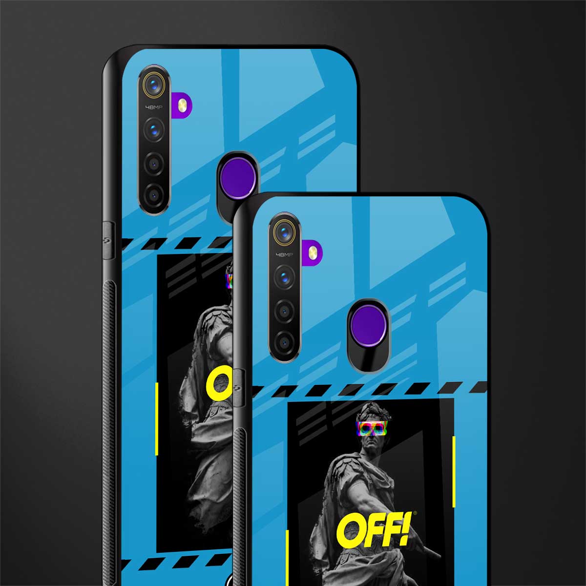 groovy caesar glass case for realme 5s image-2