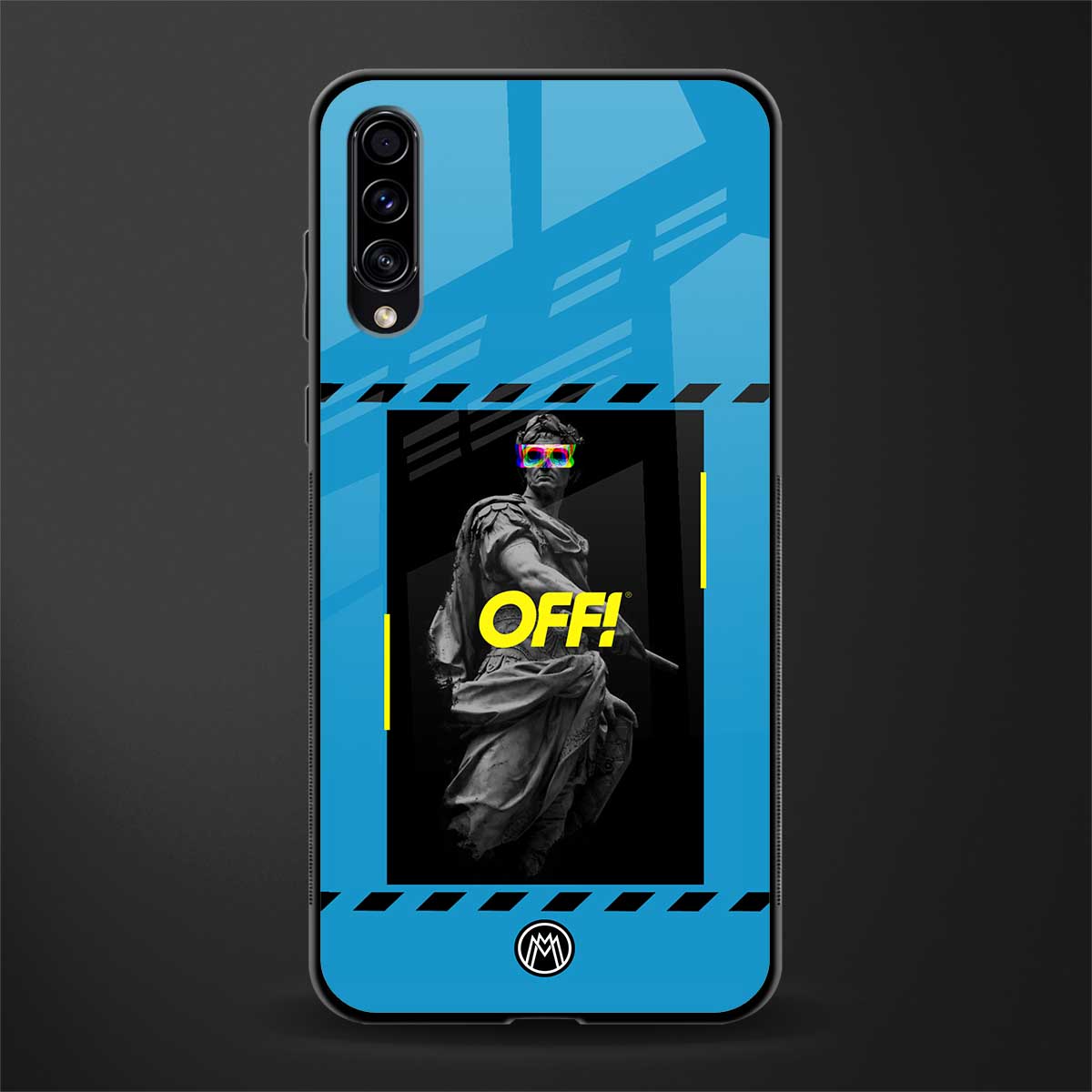 groovy caesar glass case for samsung galaxy a70 image