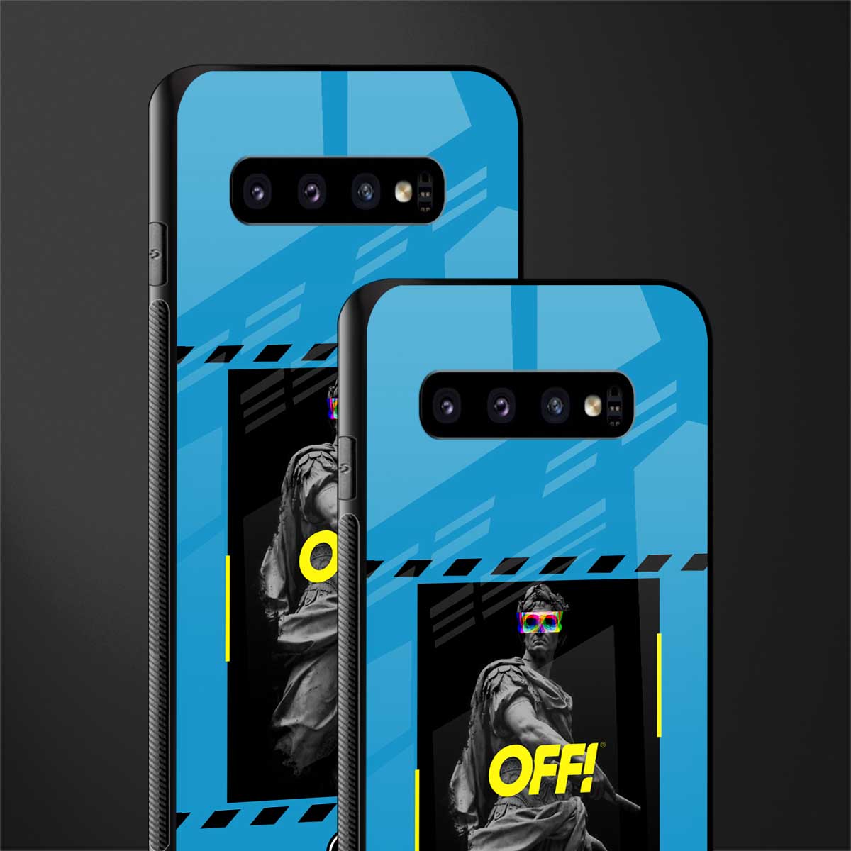 groovy caesar glass case for samsung galaxy s10 plus image-2