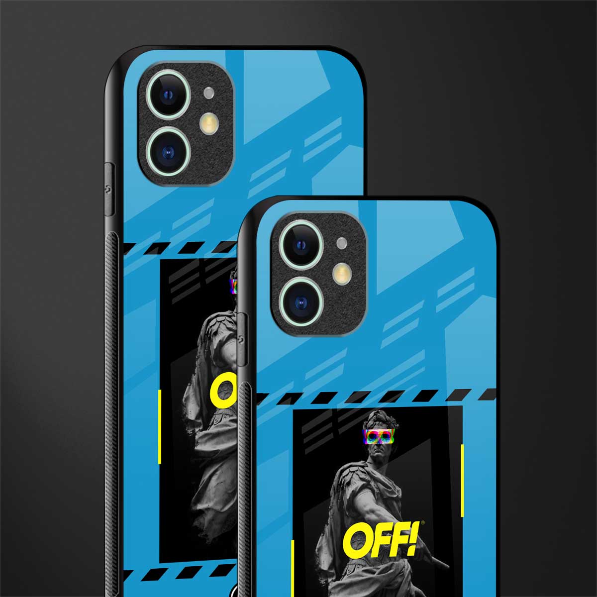 groovy caesar glass case for iphone 12 mini image-2