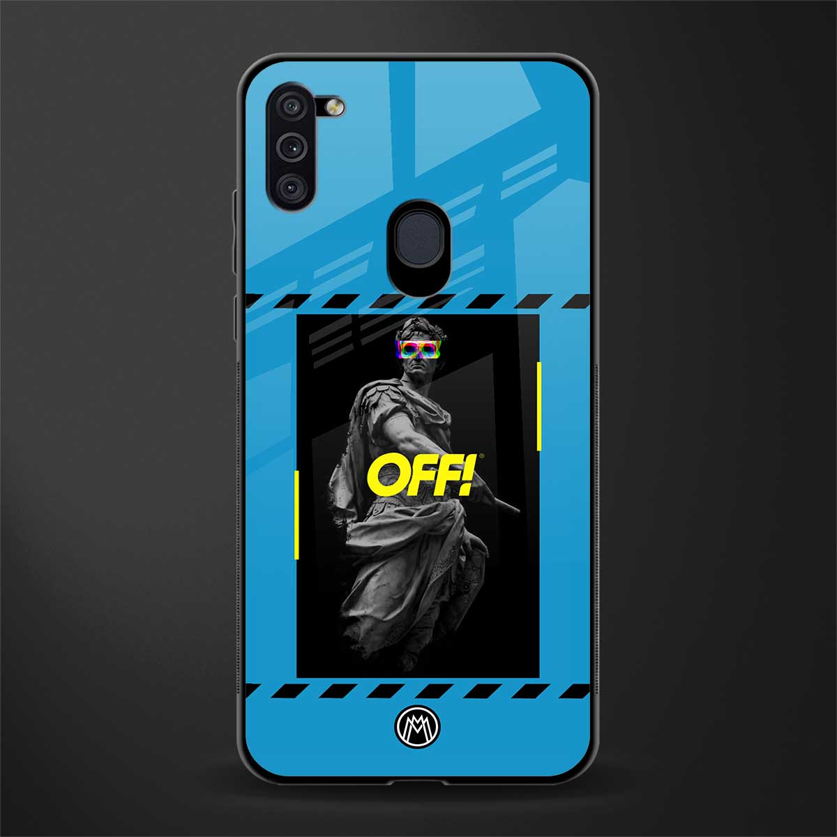 groovy caesar glass case for samsung a11 image