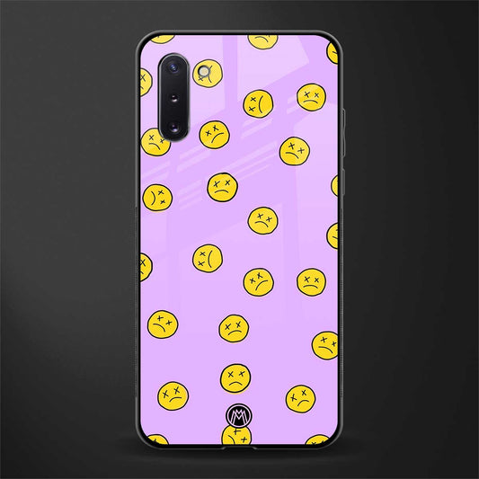 groovy emoticons glass case for samsung galaxy note 10 image