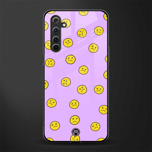 groovy emoticons glass case for realme 6 image