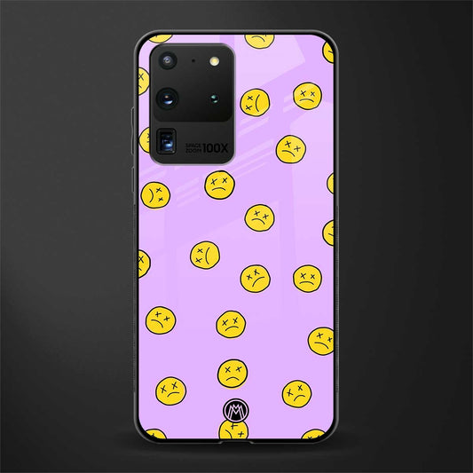 groovy emoticons glass case for samsung galaxy s20 ultra image