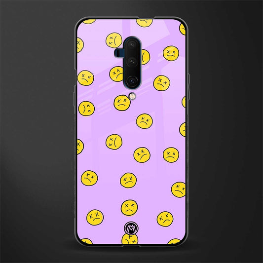 groovy emoticons glass case for oneplus 7t pro image
